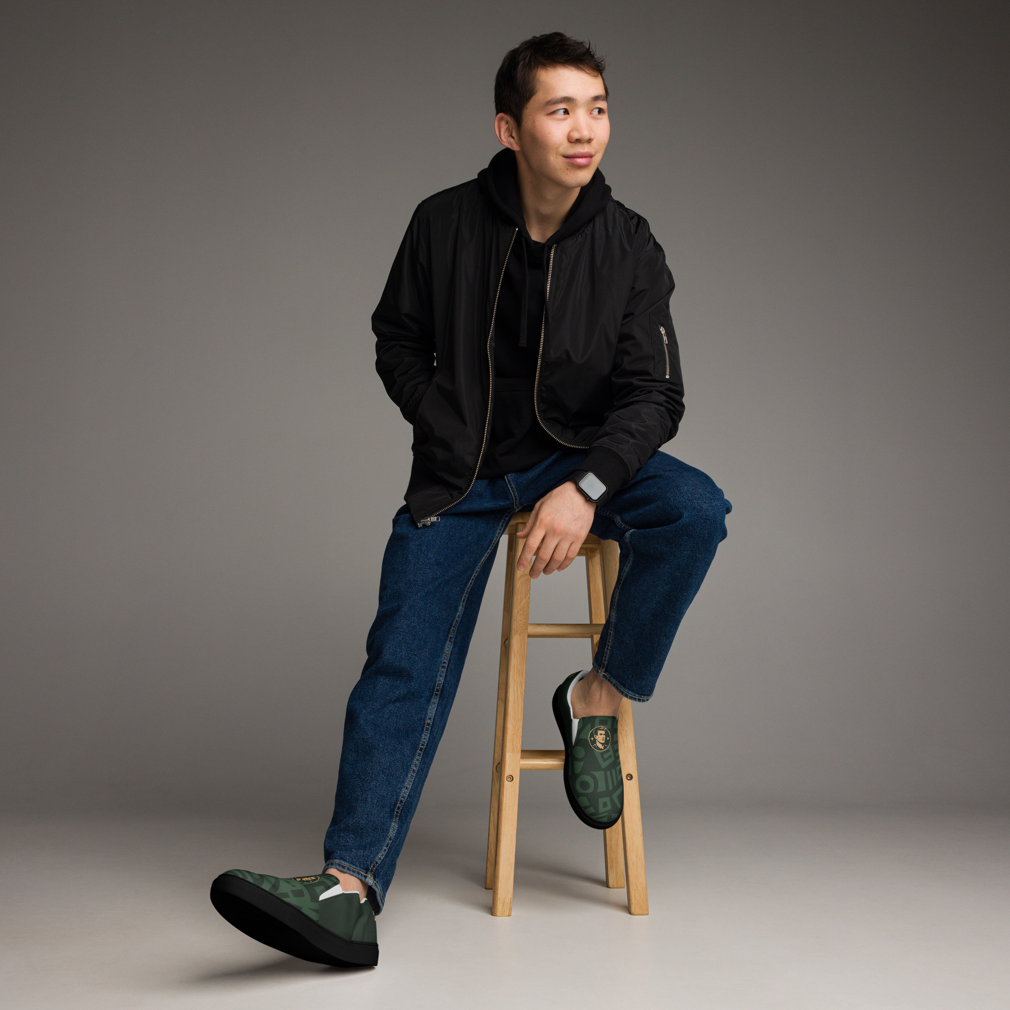 Handsome Bastard Men’s slip-on canvas shoes V2 - Image 18