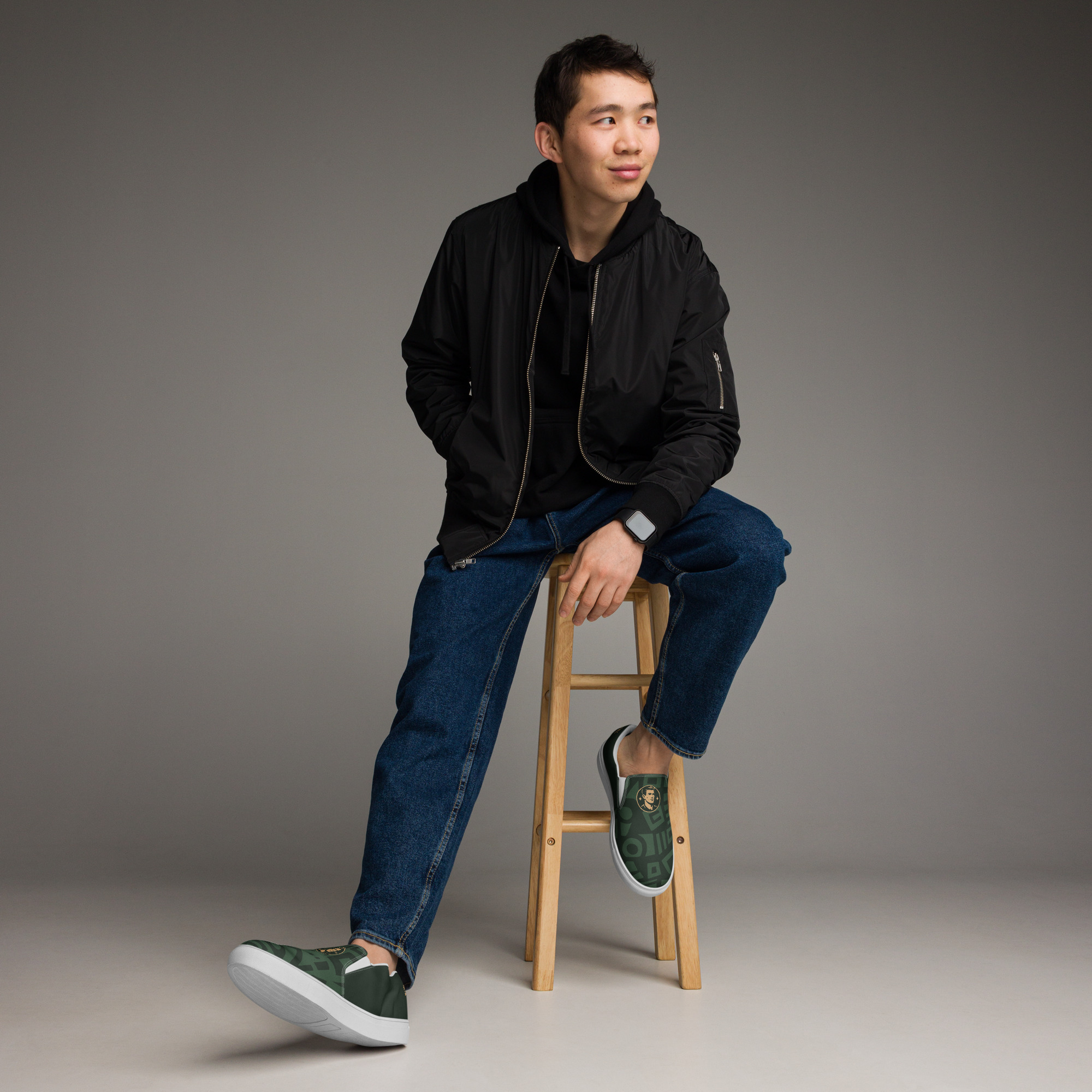 Handsome Bastard Men’s slip-on canvas shoes V2 - Image 8